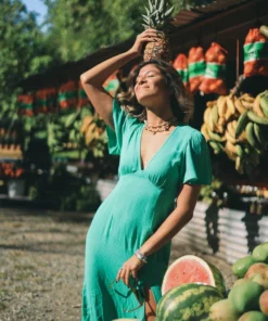 Billabong Womens "Jet Set" Billabong Midi Dress