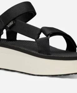 Teva "Flatform Universal" Sandals In Black/Tan WOMEN