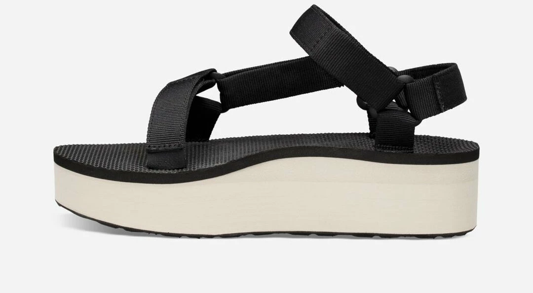 Teva "Flatform Universal" Sandals In Black/Tan WOMEN 5 Teva "Flatform Universal" Sandals In Black/Tan WOMEN