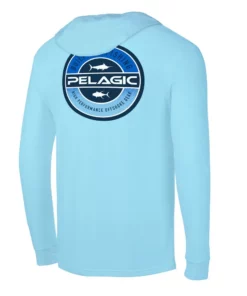 Pelagic Gear Mens "Built Fade" Pelagic Hooded Sunshirts | 2 Colors