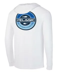 Pelagic Gear Mens "Built Fade" Pelagic Hooded Sunshirts | 2 Colors