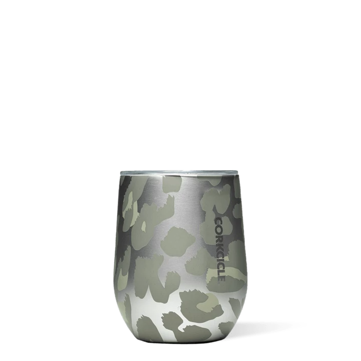 "Snow Leopard" Corkcicle Stemless Cup Drinkware 3 "Snow Leopard" Corkcicle Stemless Cup Drinkware