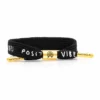 Rastaclat MEN "Positive Vibes Black-Gold" Single Lace Bracelet | M/L