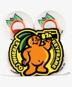 OJ Wheels OJ Skateboard Wheels Plain Jane Keyframe 52mm 87a