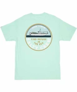 Salty Crew Mens Salty Crew "Dawn Patrol" Sea Foam S/S Tee