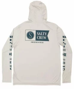 Salty Crew Mens Salty Crew "Alpha Hood" Hoodie Rashguard | 2 Colors
