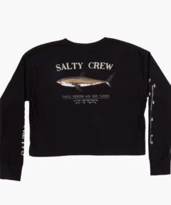 Salty Crew Womens "Bruce" Salty Crew Women's Long Sleeve Crop