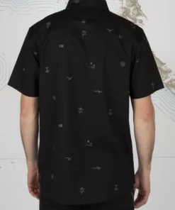 Salty Crew Mens Salty Crew "Markets" S/S Woven