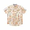 Salty Crew Mens Salty Crew "Hodad" S/S Natural Woven