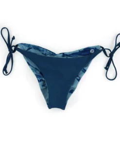 Pelagic Gear Womens Pelagic "Key West" Slate Blue Reversible Bikini Bottom - Gyotaku