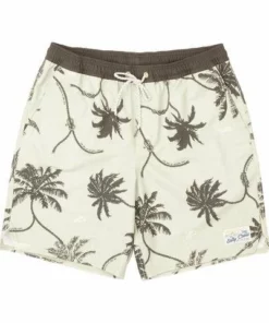 Salty Crew Mens Salty Crew "Island Days" Sage Volleys 8 Salty Crew Mens Salty Crew