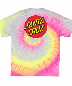 "Classic Dot" Santa Cruz Tie-Dye Men's Shirt