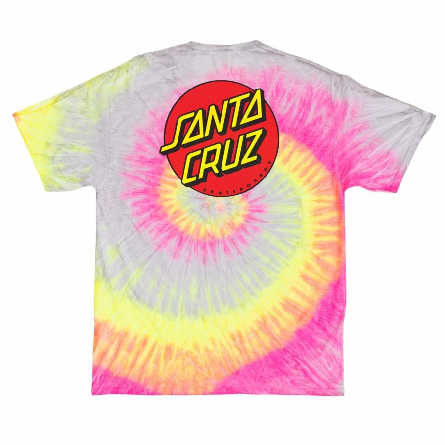 "Classic Dot" Santa Cruz Tie-Dye Men's Shirt 3 "Classic Dot" Santa Cruz Tie-Dye Men's Shirt