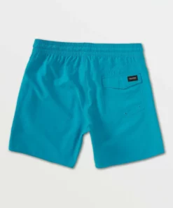 Volcom Mens Volcom "Lido Solid" Men's Trunks In Blue