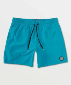 Volcom Mens Volcom "Lido Solid" Men's Trunks In Blue