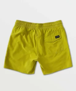 Volcom Mens Volcom "Lido Solid" Men's Trunks In Green
