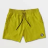 Volcom Mens Volcom "Lido Solid" Men's Trunks In Green