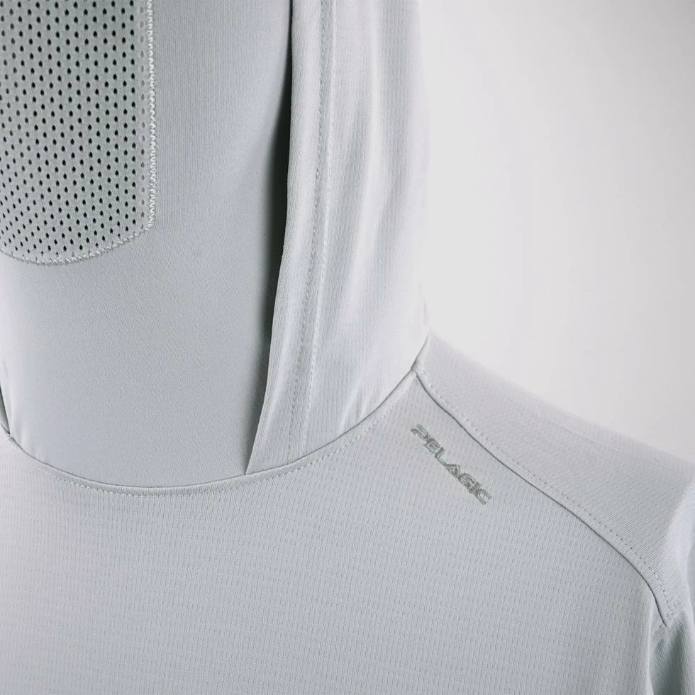 Pelagic Gear Mens Pelagic "Exo-Tech" Hooded Fishing Shirt | All Grey 5 Pelagic Gear Mens Pelagic "Exo-Tech" Hooded Fishing Shirt | All Grey