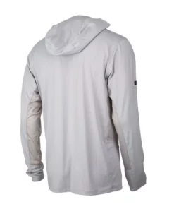 Pelagic Gear Mens Pelagic "Exo-Tech" Hooded Fishing Shirt | All Grey