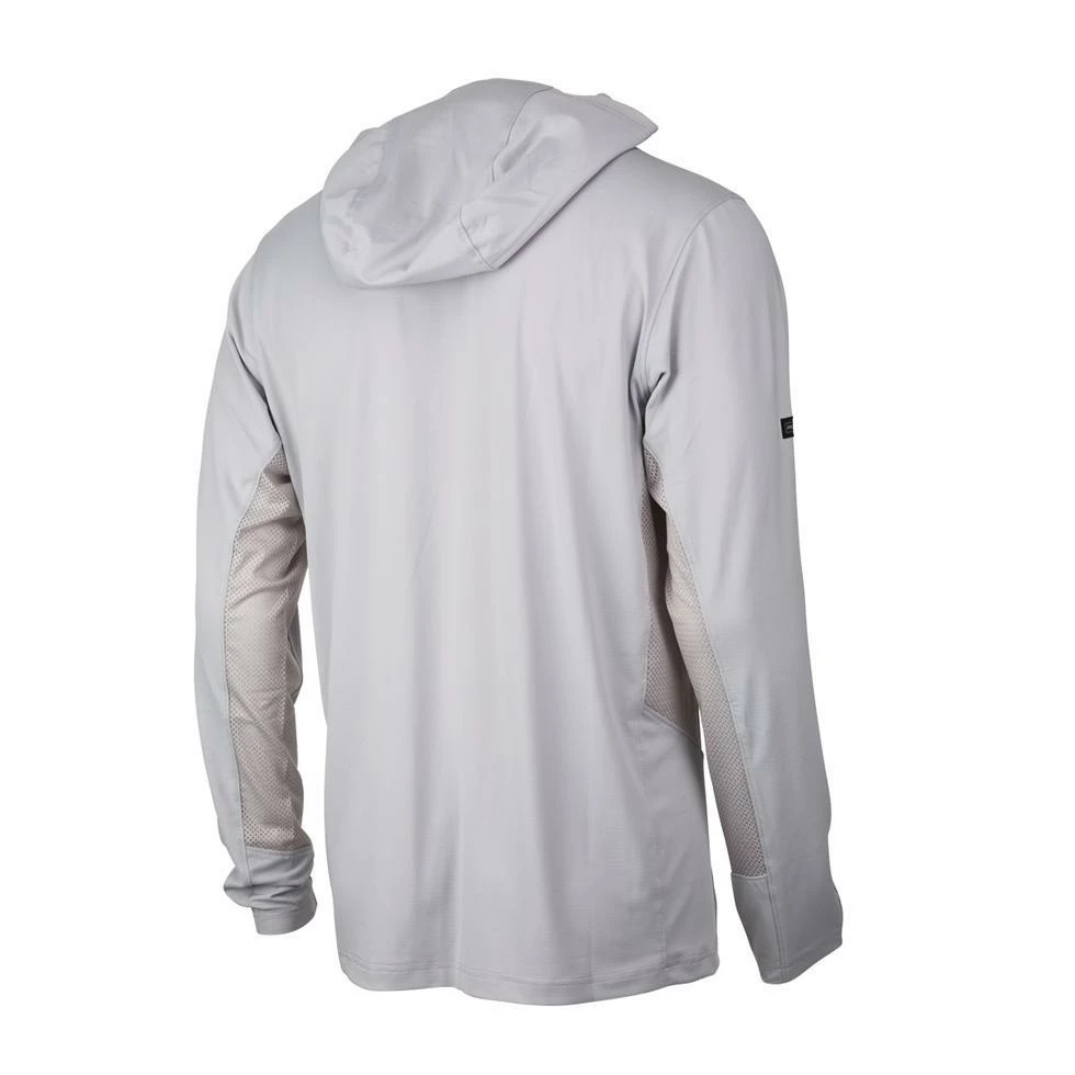 Pelagic Gear Mens Pelagic "Exo-Tech" Hooded Fishing Shirt | All Grey 4 Pelagic Gear Mens Pelagic "Exo-Tech" Hooded Fishing Shirt | All Grey