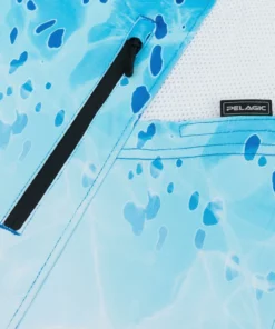 Pelagic Gear Mens Pelagic "Exo-Tech" Hooded Fishing Shirt | Blue Dorado 14 Pelagic Gear Mens Pelagic