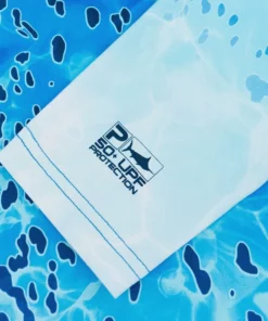 Pelagic Gear Mens Pelagic "Exo-Tech" Hooded Fishing Shirt | Blue Dorado 15 Pelagic Gear Mens Pelagic