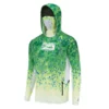 Pelagic Gear Mens Pelagic "Exo-Tech" Hooded Fishing Shirt | Green Dorado 2 Pelagic Gear Mens Pelagic "Exo-Tech" Hooded Fishing Shirt | Green Dorado