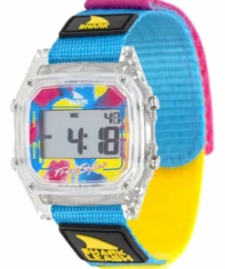 "Clear/Cyan" Freestyle Shark Classic Leash