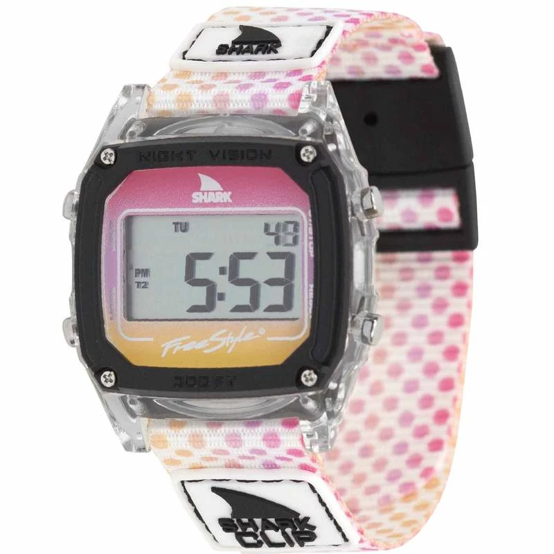 WOMEN "Pink Candy Dots" Freestyle Classic Shark Clip 3 WOMEN "Pink Candy Dots" Freestyle Classic Shark Clip