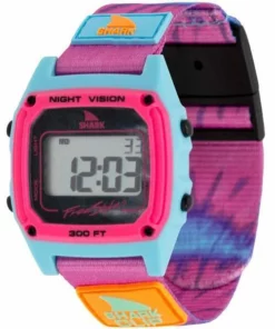 "Tie Dye Pink Splash" Freestyle Shark Classic Clip