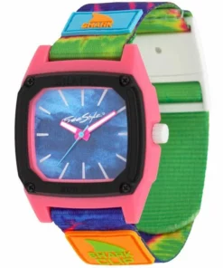 "Tie Dye Neon Green" Freestyle Shark Classic Clip Analog