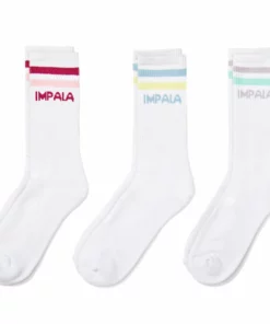 Impala Skates WOMEN Impala Striped Socks Pack | 3 Colors To Choose!