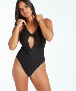 Volcom Womens "Simply Solid" Women's Volcom One-Piece Swimsuit | 2 Colors!
