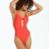 Volcom Womens "Simply Solid" Women's Volcom One-Piece Swimsuit | 2 Colors!