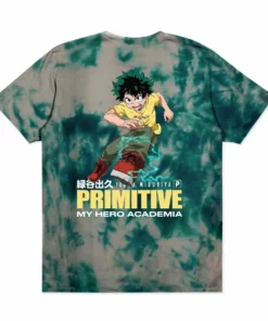 "Full Cowl" Primitive X My Hero Academia Tie Dye Shirt