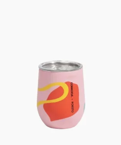 "Poketo Pink Party" Corkcicle Stemless Cup