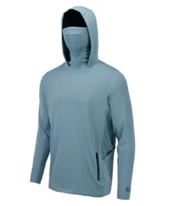 Pelagic Gear Mens Pelagic "Exo-Tech" Hooded Fishing Shirt | Slate