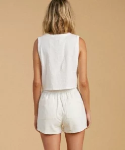 Billabong Womens Billabong "Salty Blonde Cut Off" Tank Top 10 Billabong Womens Billabong