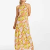 Billabong Womens Billabong "Retro Romance" Halter Dress 1 Billabong Womens Billabong "Retro Romance" Halter Dress