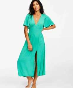 Billabong Womens "Jet Set" Billabong Midi Dress