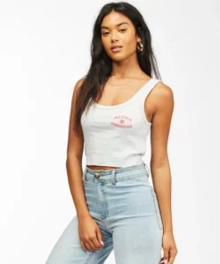 Billabong Womens "Aloha Goddess" Billabong Cropped Tank Top