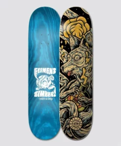 SKATEBOARDING Element "Timber High Dry Wolf" Skateboard Deck