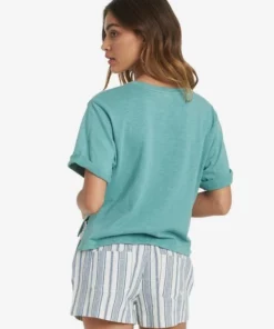 ROXY Womens Roxy "Blocky Biscus" Oversized Tee