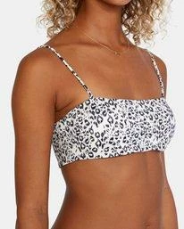 RVCA Womens RVCA "Animal Instincts" Bandeau Bikini Top