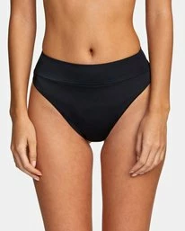 RVCA Womens RVCA Women's High-Rise Bikini Bottom