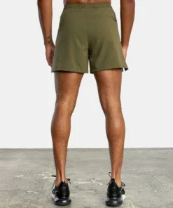 RVCA Mens RVCA "Yogger" Jogger Lined Running Shorts 15"