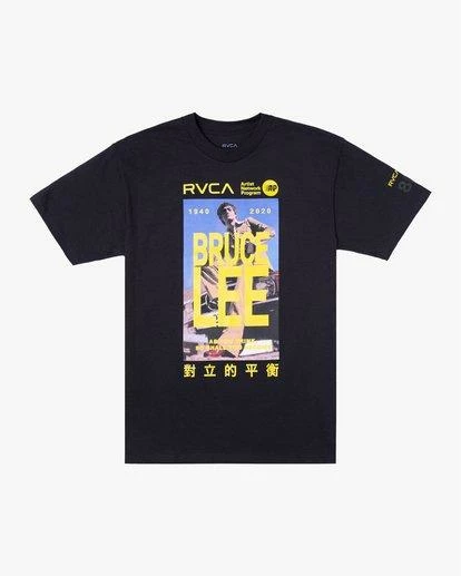 RVCA Mens RVCA Bruce Lee "As You Think" Short Sleeve Tee 3 RVCA Mens RVCA Bruce Lee "As You Think" Short Sleeve Tee