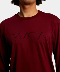 RVCA Mens "Drop Shadow" RVCA Men's Long Sleeve Shirt