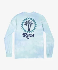 RVCA Mens RVCA "Vacay" Long Sleeve Tie-Dye Tee | 2 Colors