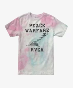 RVCA Mens RVCA "Peace Warfare" Tie-Die Tee